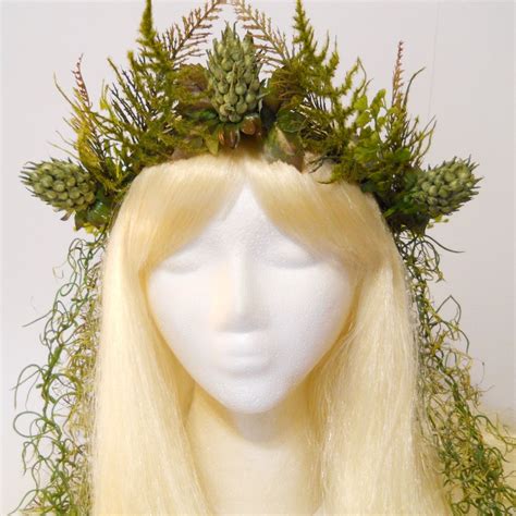 forest fairy crown|woodland fairy crown headdress.